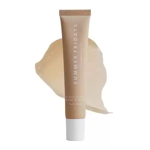 Summer Fridays Lip Butter Balm Conditioning Lip Mask and Lip Balm for Instant Moisture, Shine and Hydration Sheer-Tinted, Soothing Lip Care Vanilla (.5 Oz)