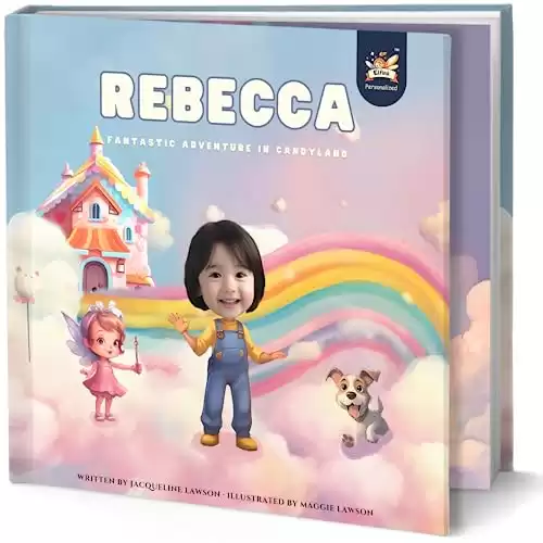 Personalized Children Story Book - Fantastic Candyland - Customized Name & Photo - Baby Gifts - Kids Engaging Adventure - Elfink (Soft Cover)