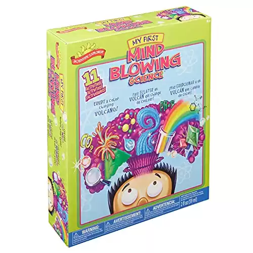 Scientific Explorer My First Mind Blowing Science Experiment Kit, 11 Mind Blowing Science Activities and Experiments (Ages 6+)