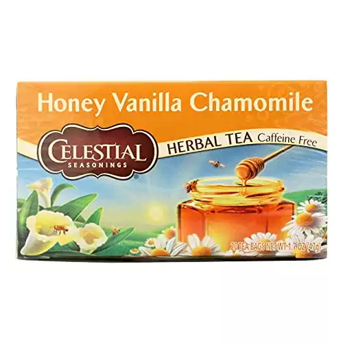 Celestial Seasonings Herb Tea Honey Vanilla Chamomile 20 Tea Bags