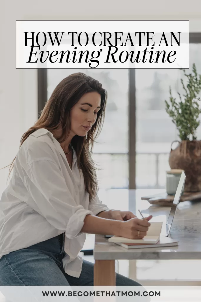 evening routine